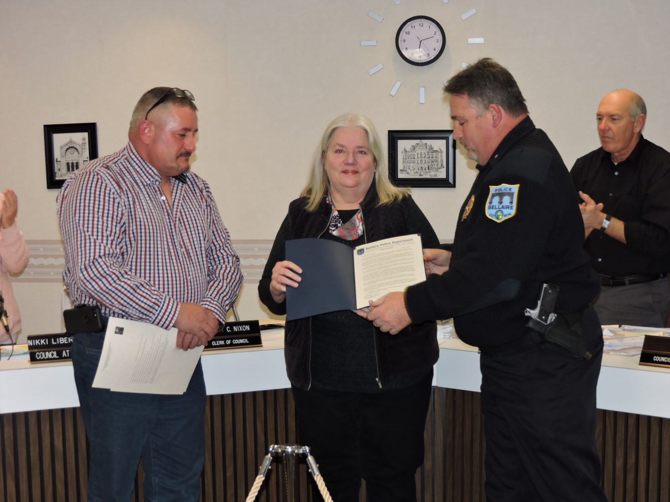 Officer thanked for service News, Sports, Jobs The Times Leader
